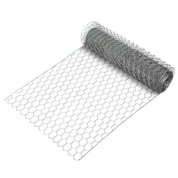 Grillage zingué 50cm x 10m - Clôture de jardin d'un treillis hexagon fin longévité fil de fer-grillage de fils métalliques - Grillage contre le gibier fil volière 