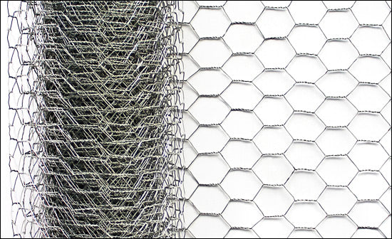 Grillage zingué 50cm x 10m - Clôture de jardin d'un treillis hexagon fin longévité fil de fer-grillage de fils métalliques - Grillage contre le gibier fil volière 