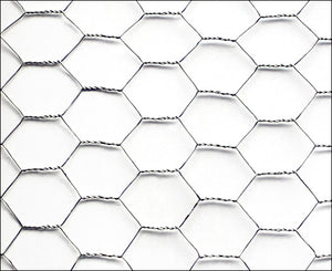 Grillage zingué 50cm x 10m - Clôture de jardin d'un treillis hexagon fin longévité fil de fer-grillage de fils métalliques - Grillage contre le gibier fil volière 