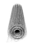 Grillage zingué 50cm x 10m - Clôture de jardin d'un treillis hexagon fin longévité fil de fer-grillage de fils métalliques - Grillage contre le gibier fil volière 