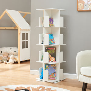 Étagère à livres pivotante Talöpintaa 129 x 40 x 40 cm [en.casa]