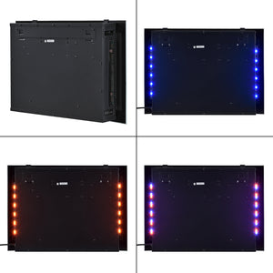 Elektrische haard met open haard vlameffect 1900 W - verschillende kleuren