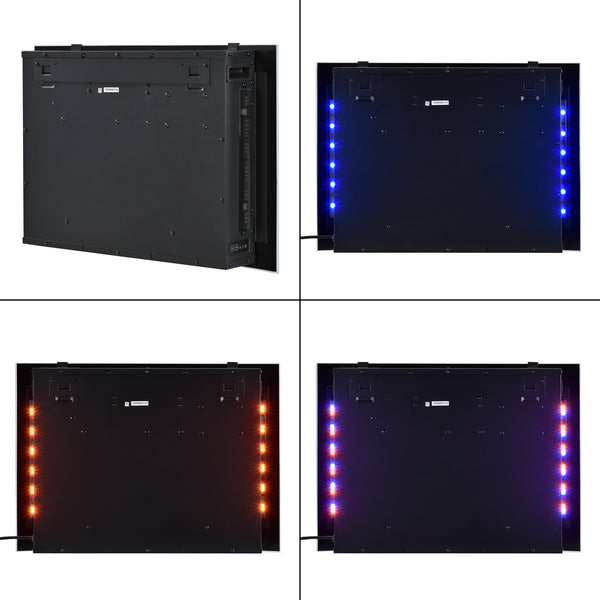 Elektrische haard met open haard vlameffect 1900 W - verschillende kleuren