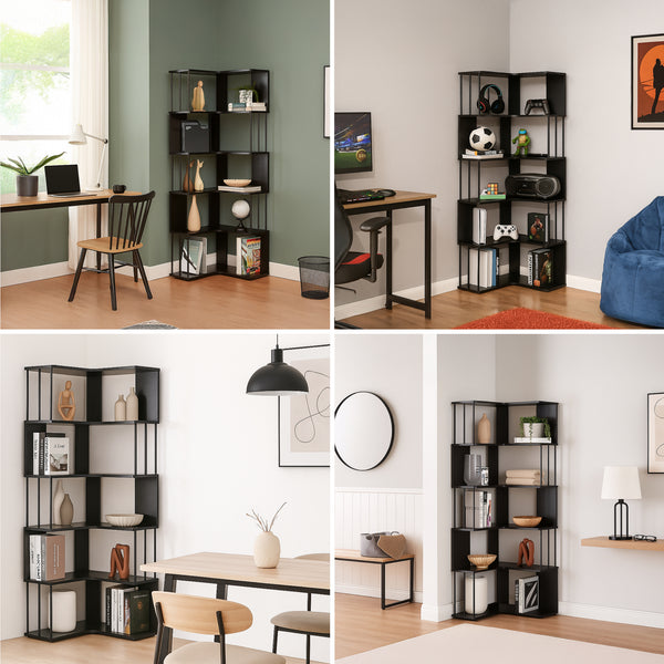 Étagère d’angle Afrel 160 x 54 x 54 cm  [en.casa]