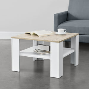 Table Basse de Salon avec Espace de Rangement Aachen 60 x 60 x 40 cm [en.casa]