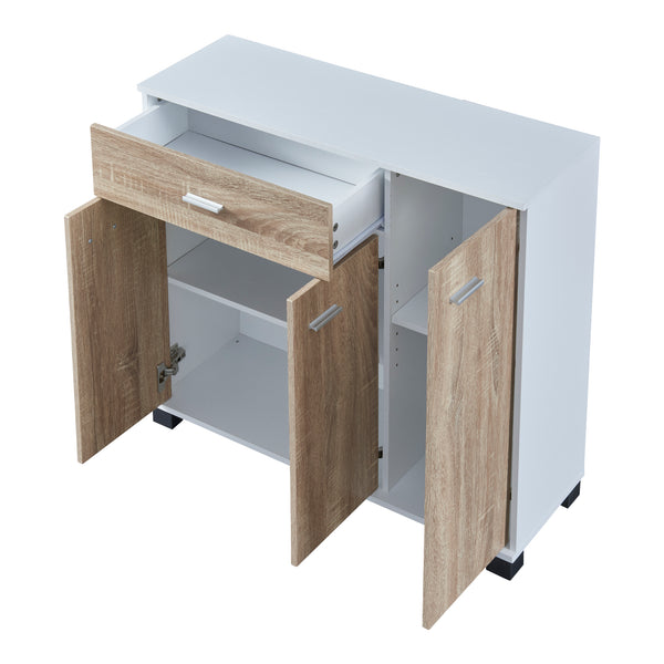 Commode Bobeck panneau de particules 72 x 80 x 28 cm [en.casa]