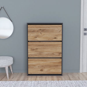 [en.casa] Schoenenkast Aurskog met 3 vouwdeuren 110x73,5x24 cm - 6 varianten