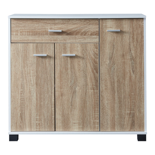 Commode Bobeck panneau de particules 72 x 80 x 28 cm [en.casa]