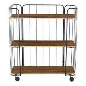 Keukentrolley met 3 planken 79x70x31 cm - verschillende kleuren