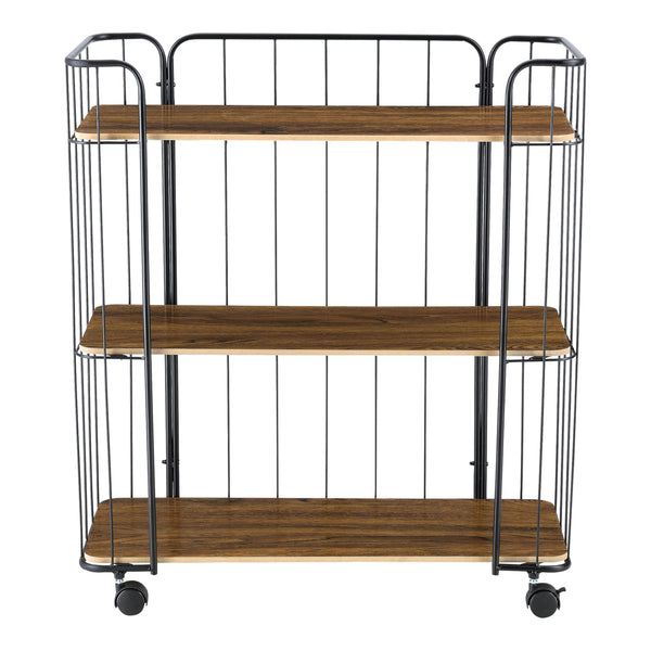 Keukentrolley met 3 planken 79x70x31 cm - verschillende kleuren