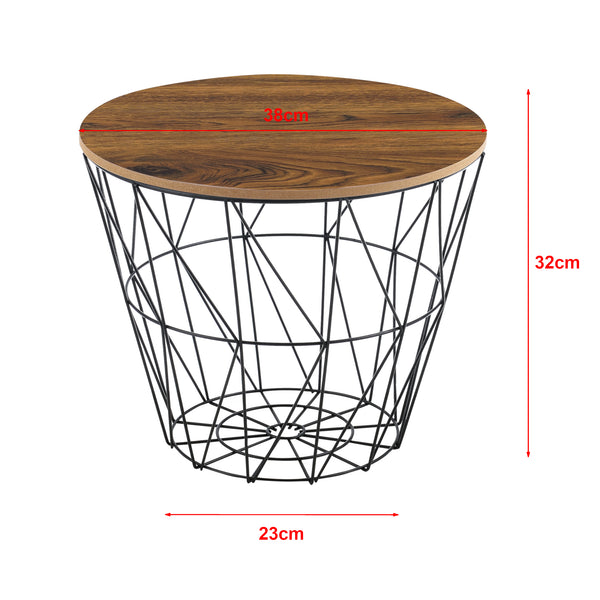 Set de 2 Tables Gigognes Codogno Plusieurs Tailles [en.casa]