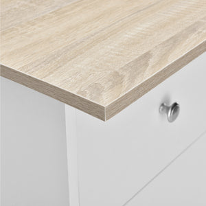 Bureau Lemberg met 3 laden en vakken 120x49x72 cm - verschillende kleuren