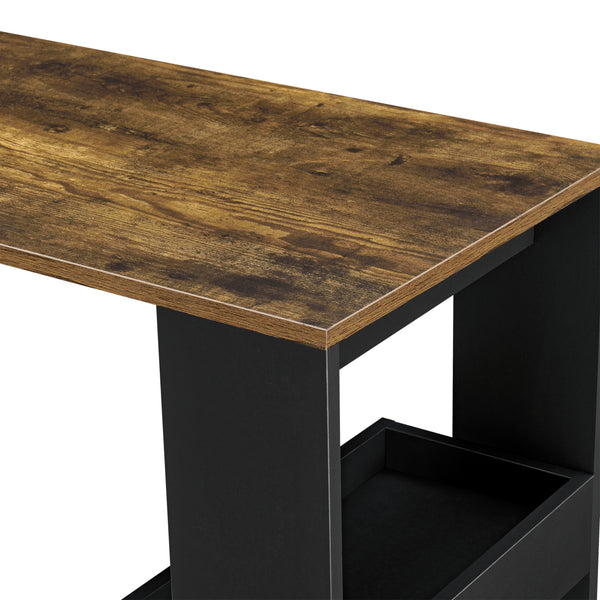 Bartafel Bromoella met 2 planken wandmontage 120x45x106 cm - 6 varianten