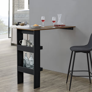 Bartafel Bromoella met 2 planken wandmontage 120x45x106 cm - 6 varianten