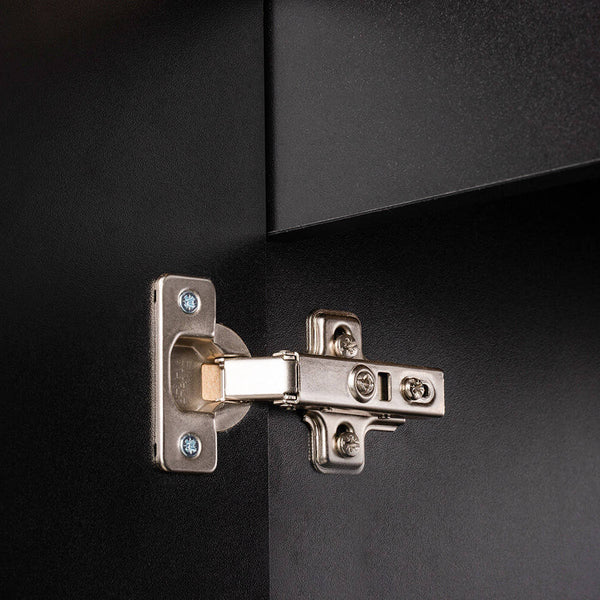 Wastafelonderkast met wastafelblad en deuren Newport [en.casa]