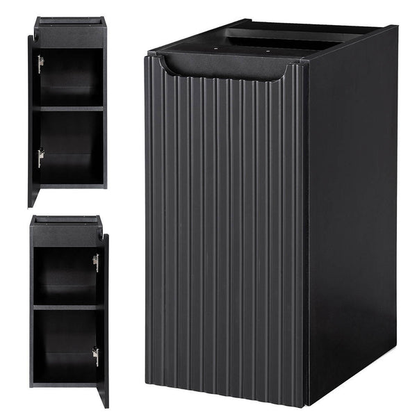 Wastafelonderkast met wastafelblad met 1 deur Newport [en.casa]