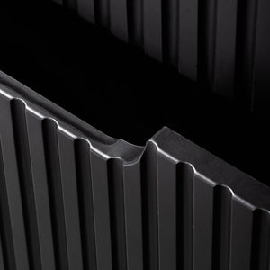 Wastafelonderkast met wastafel Newport Black [en.casa]