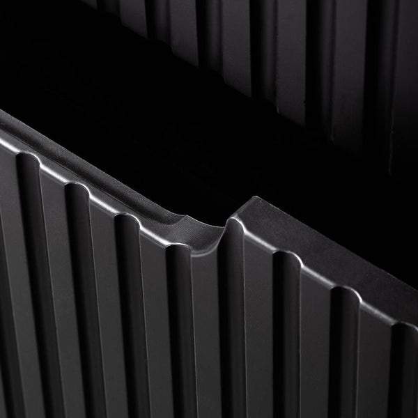 Wastafelonderkast met wastafel Newport Black [en.casa]
