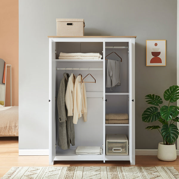Kledingkast Vasand 175x120x52 cm [en.casa]