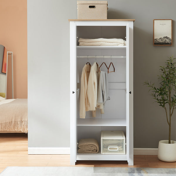 Armoire de chambre Trorjam 175 x 80 x 52 cm [en.casa]