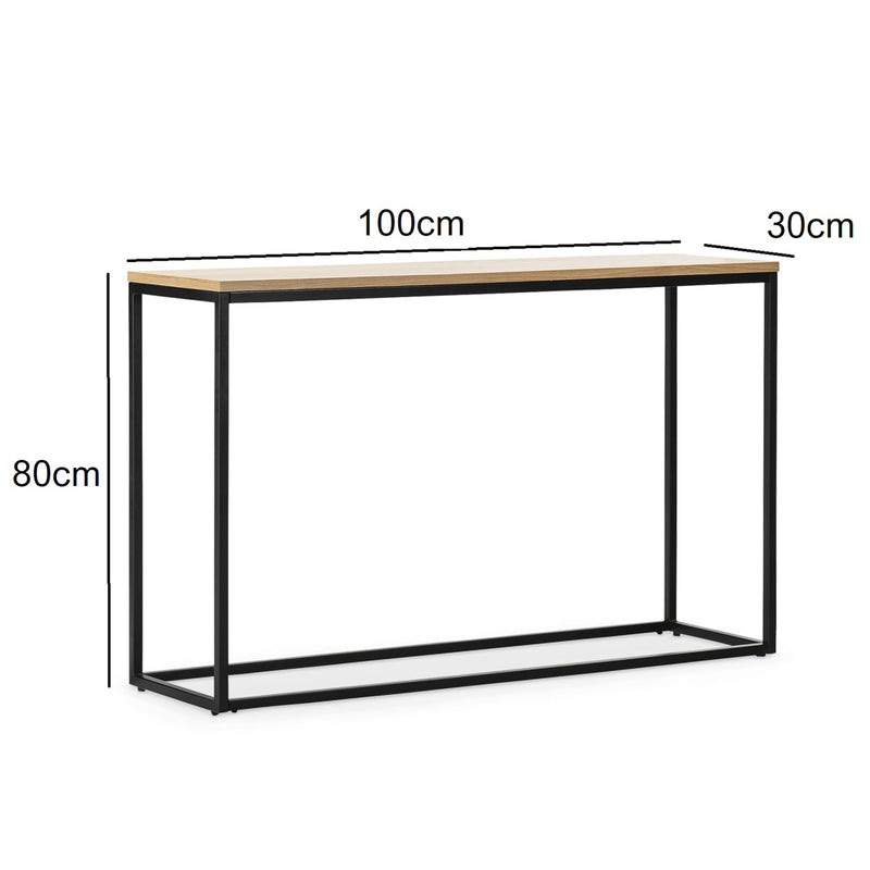 Maatschets [en.casa] Console tafel Kittilä 80x100x30 cm - 2 varianten