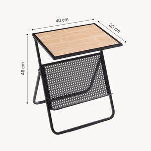 Table d’appoint Jäller 48 x 40 x 30 cm [en.casa]