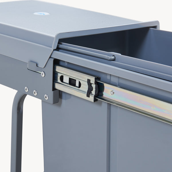 Inbouw prullenbak Froland grijs [en.casa]