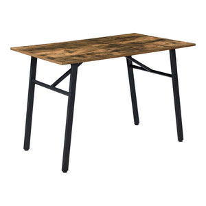 Table de Salle à Manger pour 4 Personnes Flatanger Effet bois foncé [en.casa]