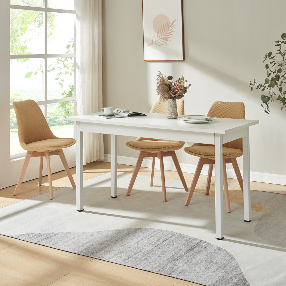 Table à manger Den Haag 140x60 cm en différentes couleurs [en.casa] - premiumXL