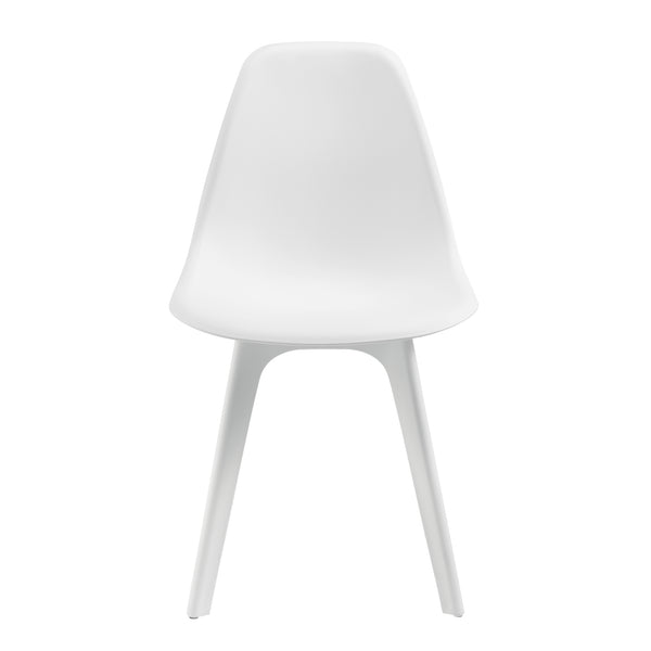 [en.casa] Ensemble de Table à Manger et Chaises Set de Table à Manger et Chaises MDF Placage Acier Revêtu par Poudre Fritté Plastique 120 cm x 60 cm x 75 cm