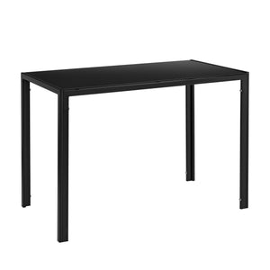 Eetkamerset eethoek Porvoo 5-delig gehard glas tafel met stoelen - verschillende kleuren