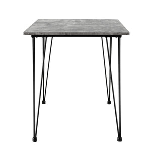 Table de Salle à Manger Kiel pour 4 Personnes Pieds Épingle à Cheveux 120 x 70 x 75 cm [en.casa]