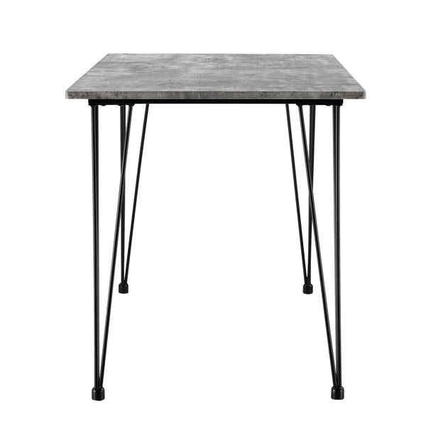 Table de Salle à Manger Kiel pour 4 Personnes Pieds Épingle à Cheveux 120 x 70 x 75 cm [en.casa]