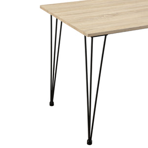 Eettafel Bordeaux 120x70x75 cm MDF en staal - verschillende kleuren