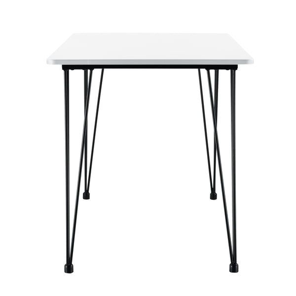 Eettafel Bordeaux 120x70x75 cm MDF en staal - verschillende kleuren