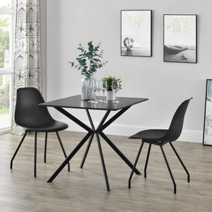 Stijlvolle eettafel - rechthoekig - verschillende maten en kleuren