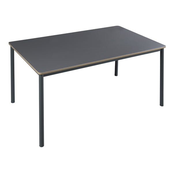 [en.casa] Eettafel Lindesberg grijs eikenkleurig en zwart - 4 varianten