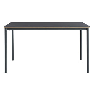 [en.casa] Eettafel Lindesberg grijs eikenkleurig en zwart - 4 varianten