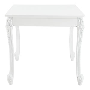 Table de Salle à Manger Lüneburg Blanc [en.casa]