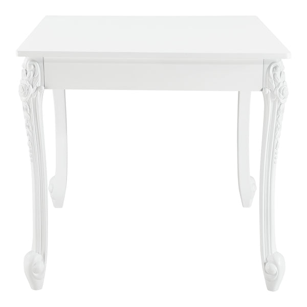 Table de Salle à Manger Lüneburg Blanc [en.casa]
