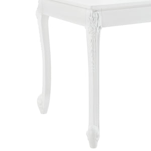 Table de Salle à Manger Lüneburg Blanc [en.casa]
