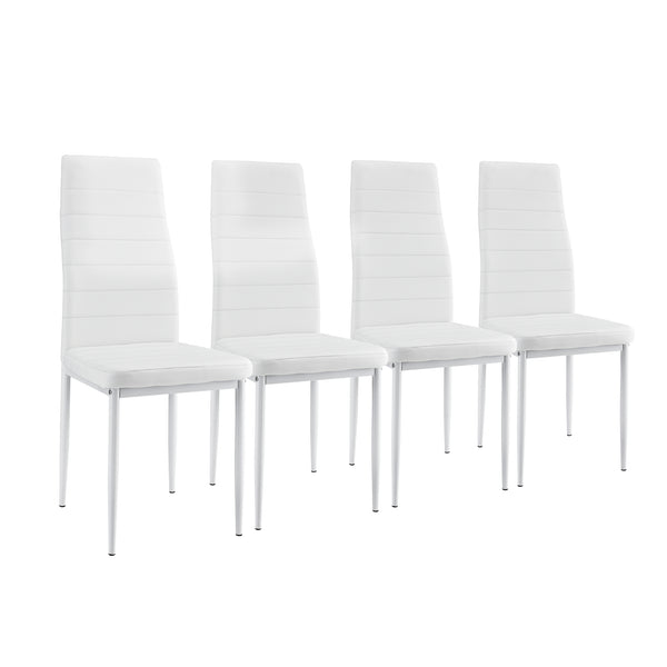 [en.casa] Table à manger +4 chaises 120x60cm