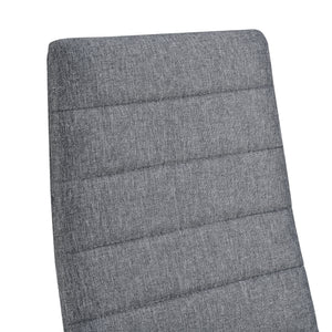 [en.casa] Table de Salle à Manger avec 4 Chaises Table à Manger Table de Cuisine MDF - Feuille de Placage Acier Revêtu par Poudre et Polyester Confortable pour 4 Personnes 120x60x75cm
