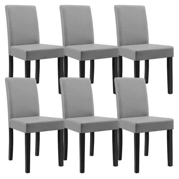 [en.casa] Table à manger avec 6 chaises model 1 