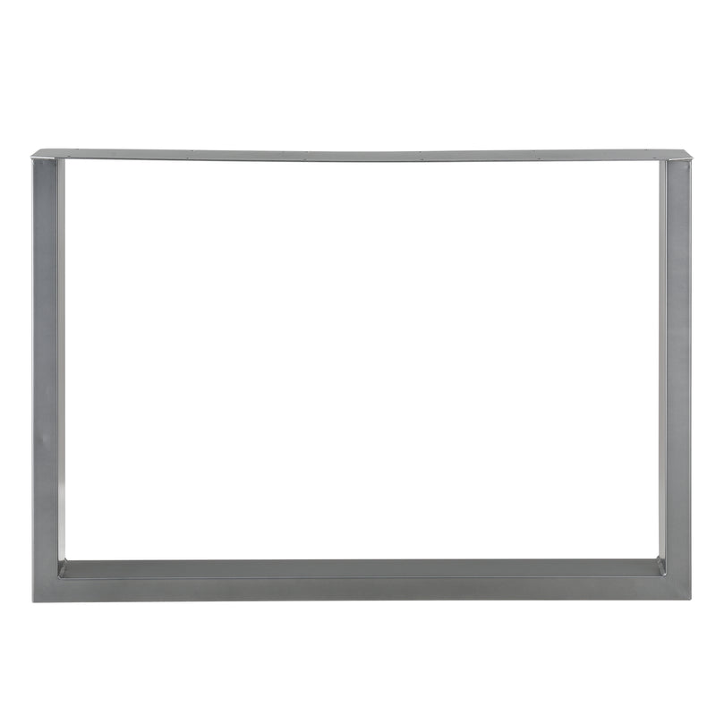 Croquis coté Set de 2 pieds de table Makers Rectangulaire Plusieurs tailles et couleurs [en.casa] 
