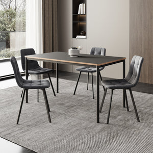 Essgroep Lindesberg 5 - delig Donkergrijs [en.casa] - premiumXL