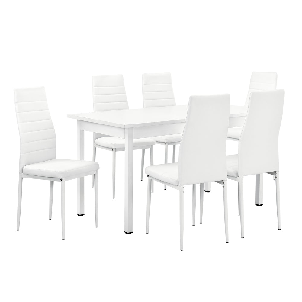 Essgruppe Bjerkvik (Set, 7 - dlg) 140x60 cm in versch. kleuren [en.casa] - premiumXL