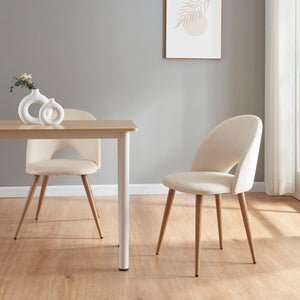 Lot de chaises de salle à manger Karijoki 77 x 50 x 55 cm [en.casa]