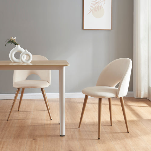 Lot de chaises de salle à manger Karijoki 77 x 50 x 55 cm [en.casa]