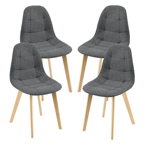 Chaise de salle à manger Kopparberg lot de 4 - différentes couleurs en.casa - premiumXL